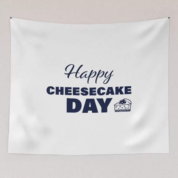 Item preview, Happy Cheesecake Day! designed and sold by FunFactsFactory.