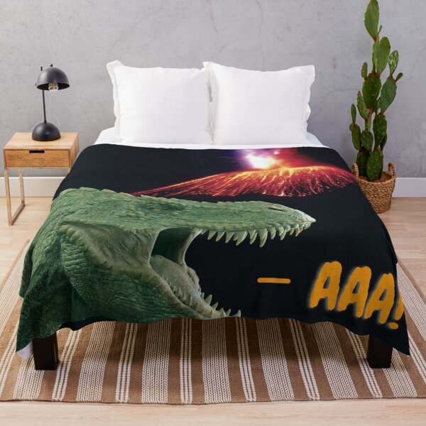 Item preview, Funny Dinosaur Screaming And Volcano designed and sold by H3designs.