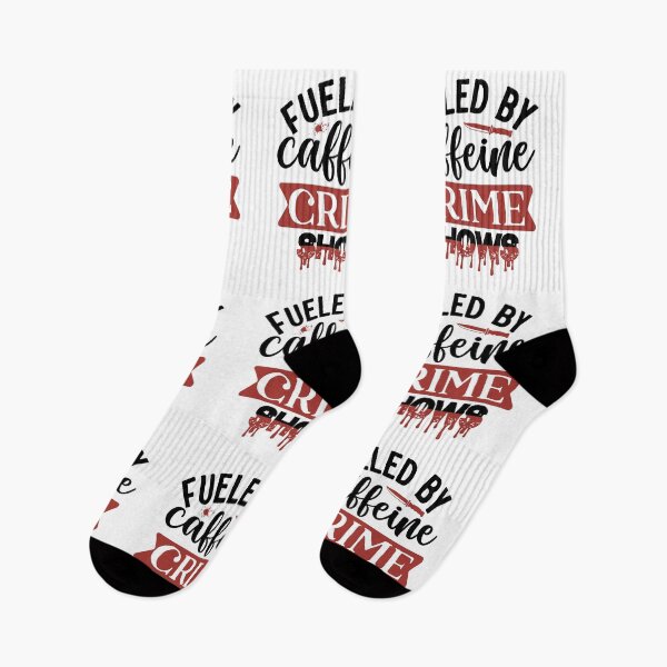 Item preview, Fueled By Caffeine and Crime Shows designed and sold by boopsblunt.