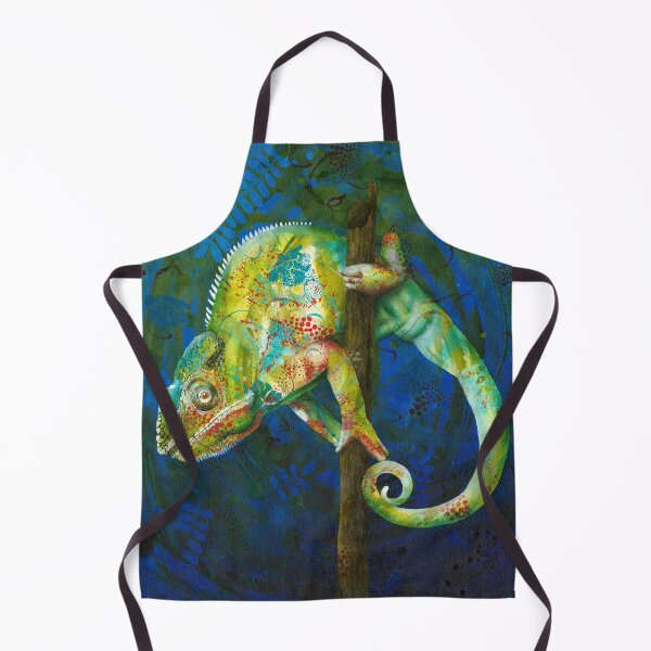 Item preview, Colourful chameleon designed and sold by TinyRed SpiralArt.