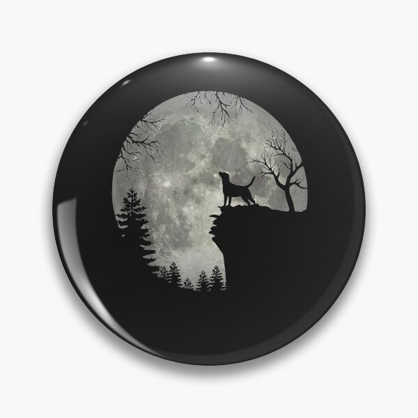 Item preview, Labrador Retriever And Moon Halloween designed and sold by marshapgp.