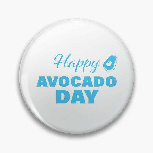 Item preview, Happy Avocado Day! designed and sold by FunFactsFactory.