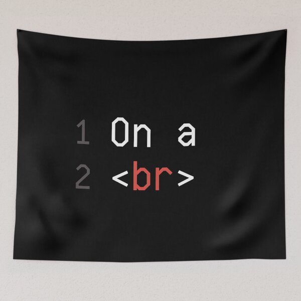 Item preview, On A Break Programmer Code (Dark ver.) designed and sold by quirky-artistry.