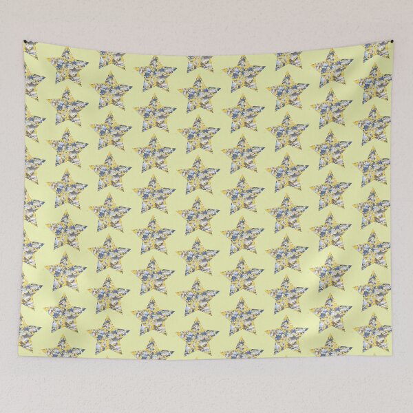 Item preview, Tiny Colored Stars Inside Yellow Star designed and sold by KDStout.