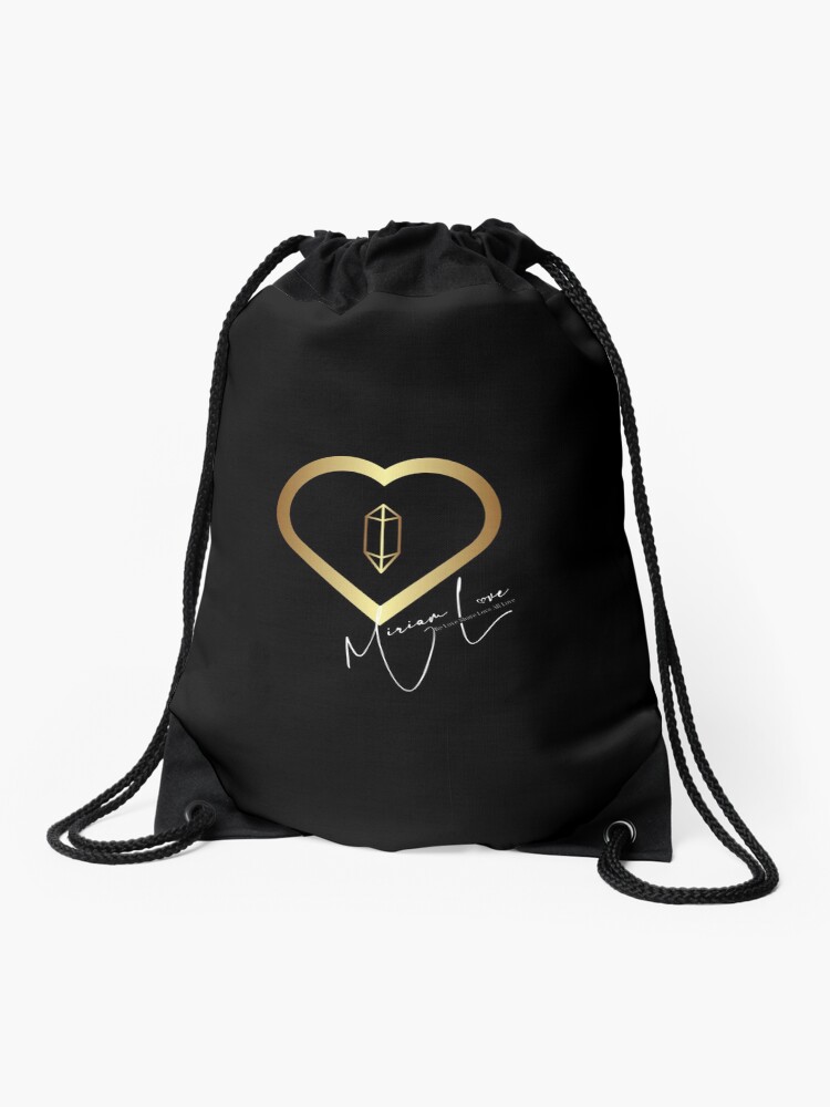 Thumbnail 1 of 3, Drawstring Bag, MIRIAMLOVE OFFICIAL LOGO designed and sold by IAMMIRIAMLOVE.