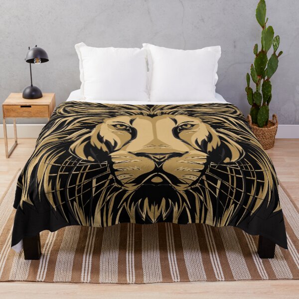 Item preview, Lion Head Illustration in t shirt Screen Printing Style designed and sold by BigBoyFunky.