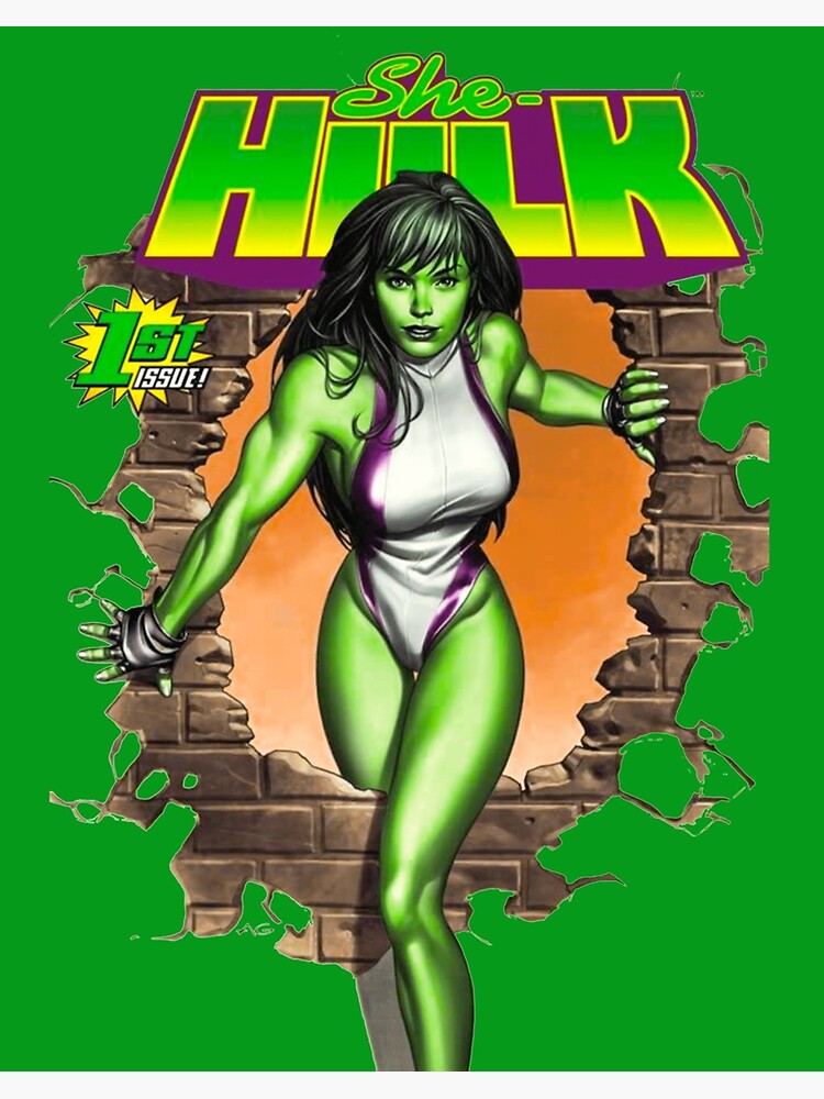 She-Hulk Sexy Girl Art Board Print for Sale by DonnellHoux