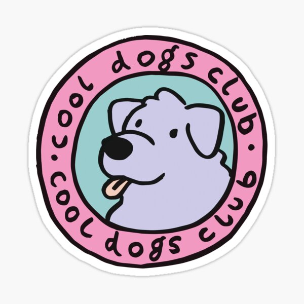 cool dogs club 2 Sticker
