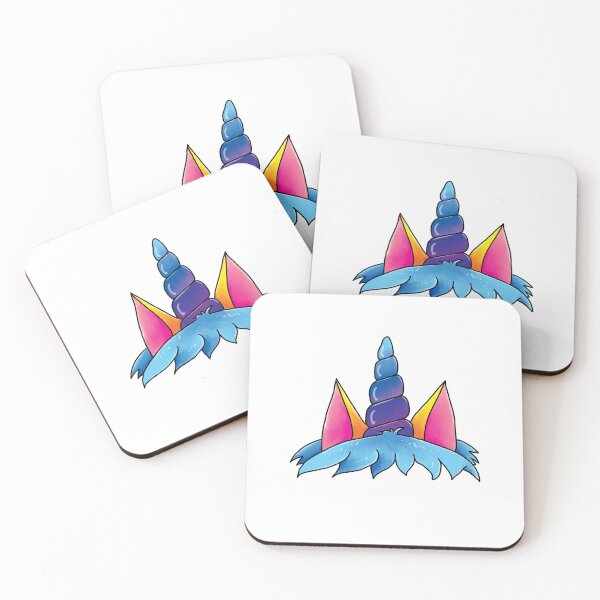 Item preview, Unicorn Crown with blue hair designed and sold by QuirkyMint.