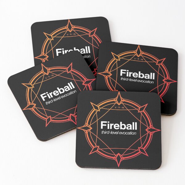 Item preview, Fireball Spell Symbol designed and sold by Unspelled.