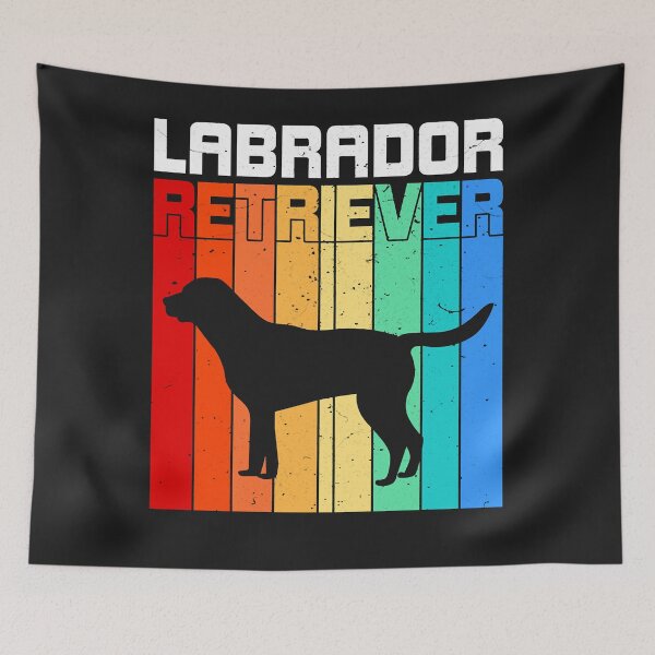 Item preview, Labrador Retriever Retro Vintage Style Stripes Pullover Hoodie designed and sold by marshapgp.