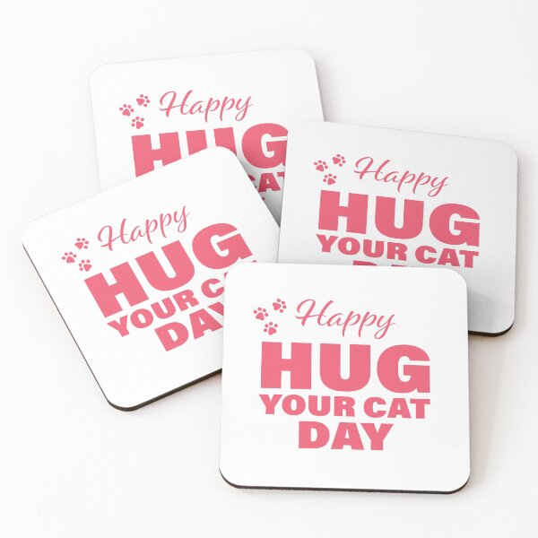Item preview, Happy Hug Your Cat Day! designed and sold by FunFactsFactory.