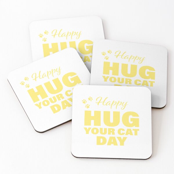Item preview, Happy Hug Your Cat Day! designed and sold by FunFactsFactory.