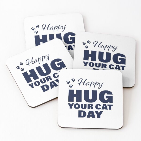 Item preview, Happy Hug Your Cat Day! designed and sold by FunFactsFactory.