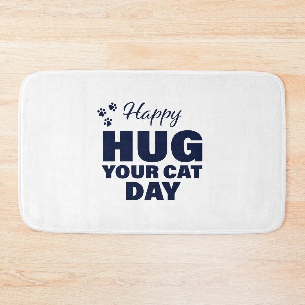 Item preview, Happy Hug Your Cat Day! designed and sold by FunFactsFactory.