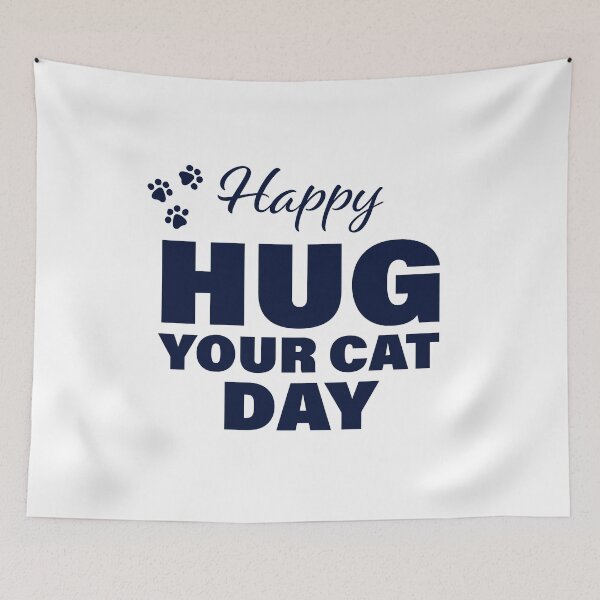 Item preview, Happy Hug Your Cat Day! designed and sold by FunFactsFactory.