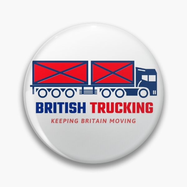 Item preview, British Trucking Keeping Britain Moving Truck Driver Design designed and sold by luvvvvvit.