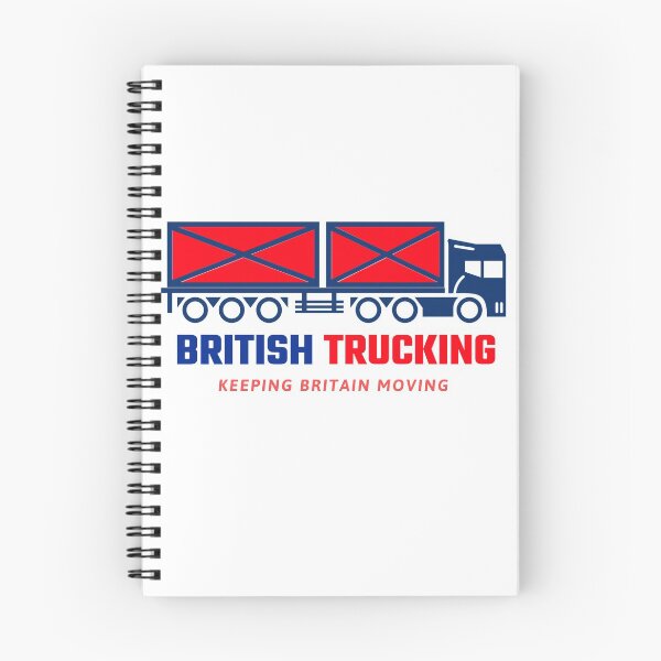 Item preview, British Trucking Keeping Britain Moving Truck Driver Design designed and sold by luvvvvvit.