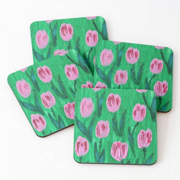 Item preview, Pink tulips  designed and sold by Ruth Breen Artwork .