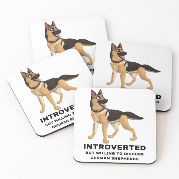 Item preview, Introverted But Willing To Discuss German Shepherds  designed and sold by caseysketches.