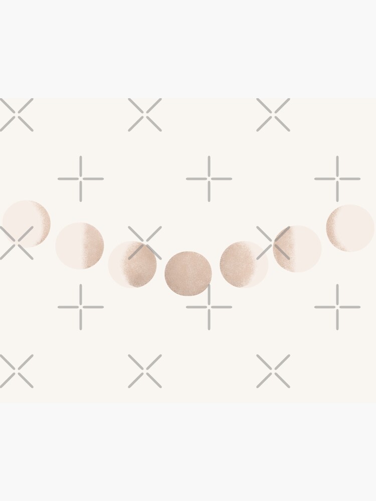 Disover Blush Moon Phases Premium Matte Vertical Poster