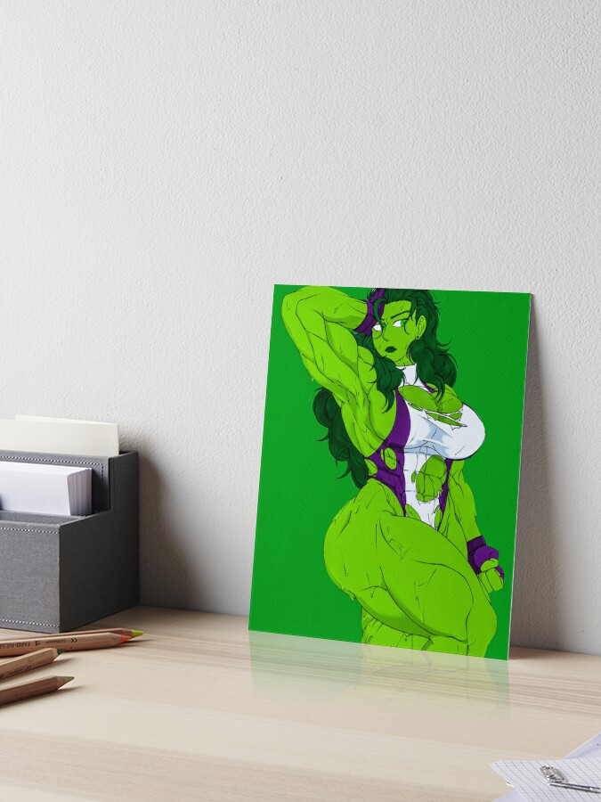 She-Hulk Sexy Girl Art Board Print for Sale by DonnellHoux