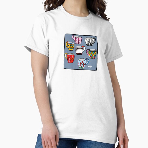 Colorful cups - have a coffee break! Classic T-Shirt