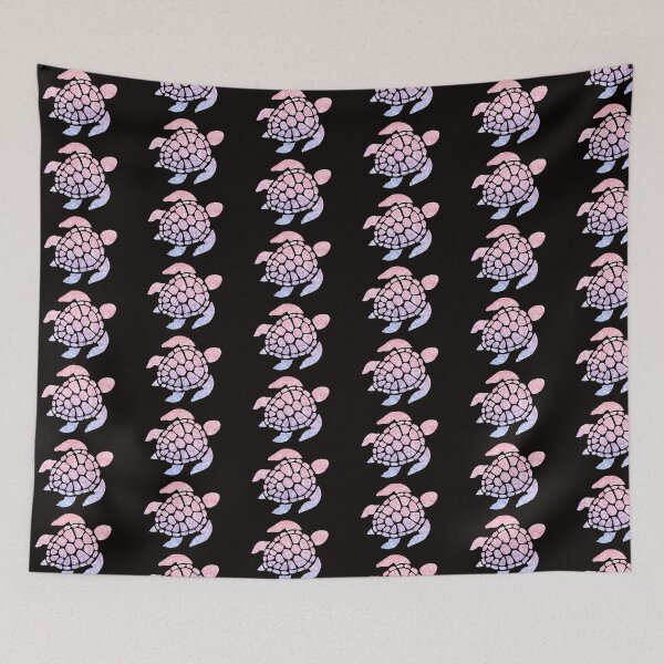 Item preview, Pastel Pink Purple Ombre Faux Glitter Turtle designed and sold by Felicity-K.