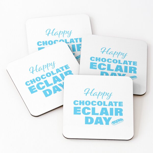 Item preview, Happy Chocolate Eclair Day! designed and sold by FunFactsFactory.