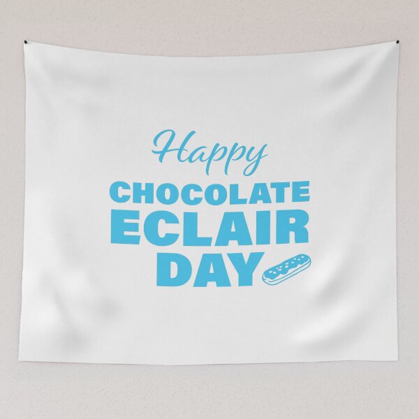 Item preview, Happy Chocolate Eclair Day! designed and sold by FunFactsFactory.