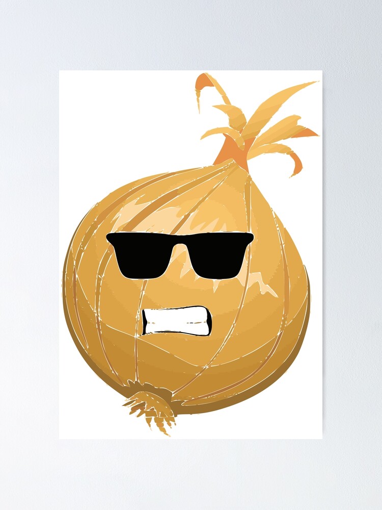 "Gangster Onion" Poster by OMdesigns93 Redbubble