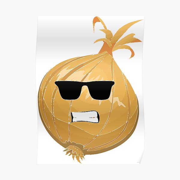 "Gangster Onion" Poster by OMdesigns93 Redbubble