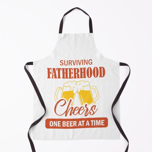 Item preview, Mens Surviving Fatherhood One Beer At A Funny Dad Gift designed and sold by wanasak.