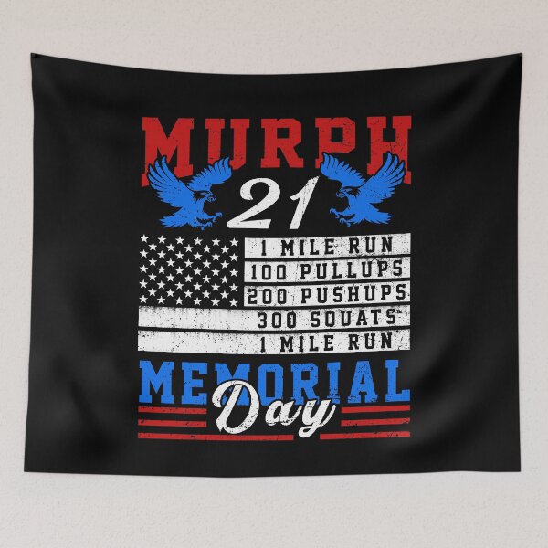Item preview, Murph 2021 American Patriotic Workout Challenge Memorial Day designed and sold by elisamarez97.