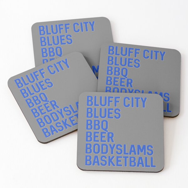 Item preview, Bluff City, Blues, BBQ, Beer, Bodyslams, Basketball designed and sold by MemfoBrand.
