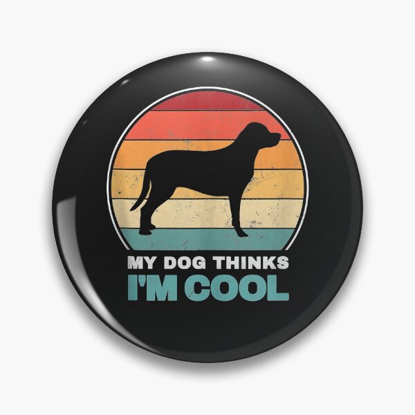 Item preview, My Dog Thinks I'm Cool  Vintage Labrador Dog Silhouette Tank Top designed and sold by marshapgp.