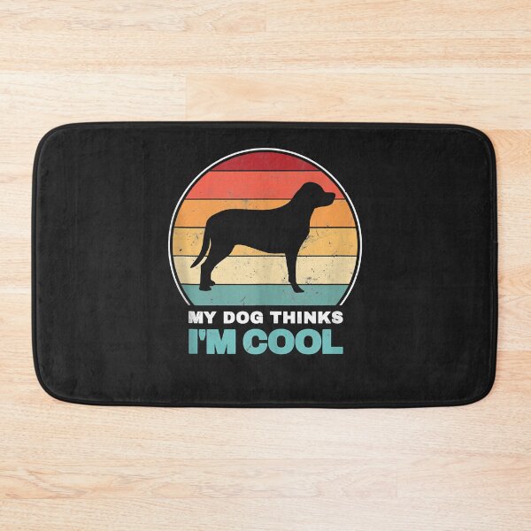 Item preview, My Dog Thinks I'm Cool  Vintage Labrador Dog Silhouette Tank Top designed and sold by marshapgp.