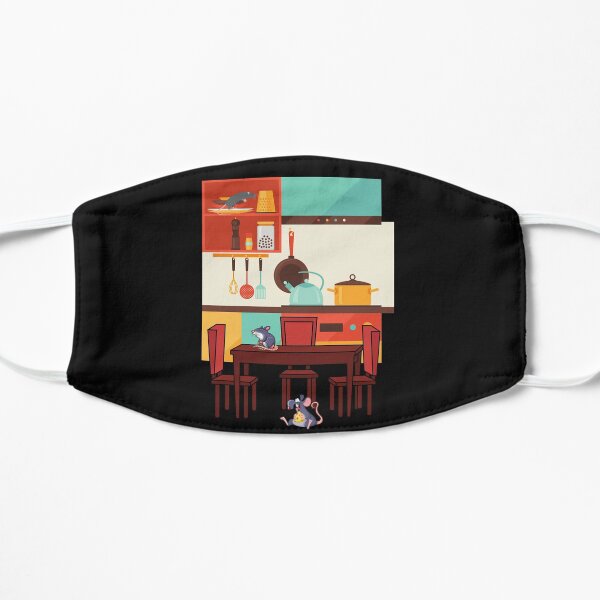 My Kitchen is haunted by rats. Flat Mask