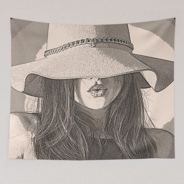Item preview, Sexy Woman Pucker Up Her Lips designed and sold by JoyforU.
