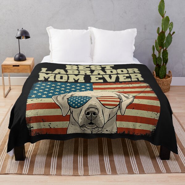 Item preview, Womens Best Labrador Mom ever - American Flag V-Neck designed and sold by marshapgp.