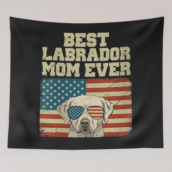 Item preview, Womens Best Labrador Mom ever - American Flag V-Neck designed and sold by marshapgp.