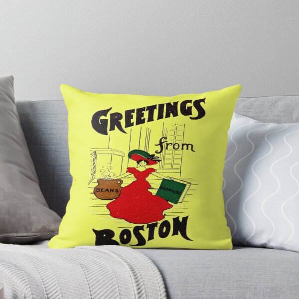 Item preview, Red Dress Greetings From Boston  designed and sold by vintageboston.