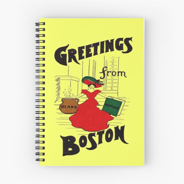 Item preview, Red Dress Greetings From Boston  designed and sold by vintageboston.
