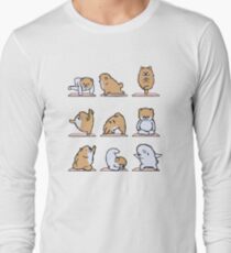 Pomeranian Yoga Long Sleeve T-Shirt