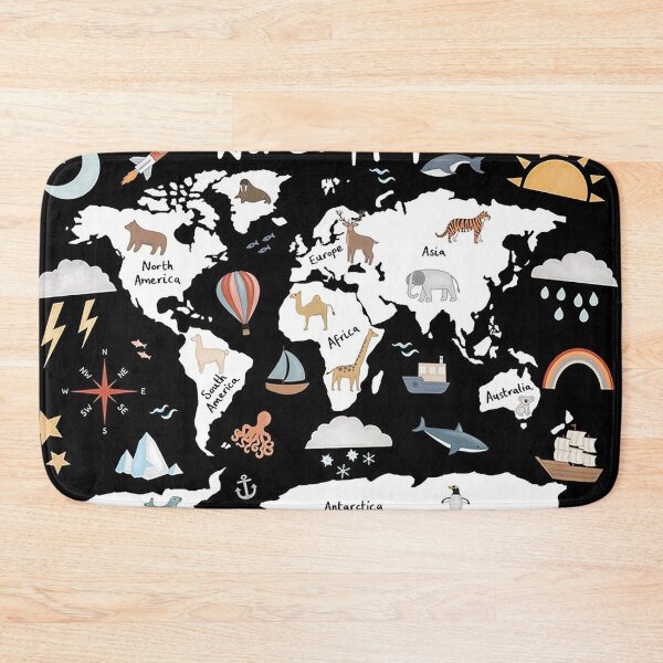 Item preview, Vintage World Map designed and sold by jakedaviis.