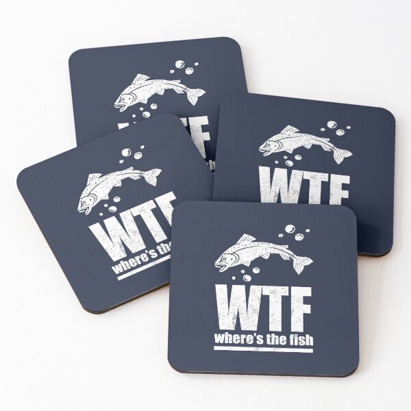 Item preview, WTF Where's the Fish? designed and sold by KewaleeTee.