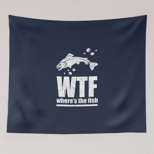 Item preview, WTF Where's the Fish? designed and sold by KewaleeTee.