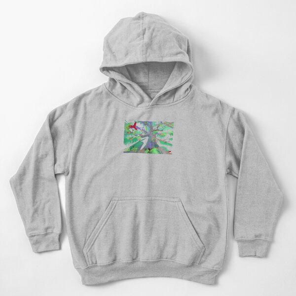 Eight Branches Over Ocho Rios Kids Pullover Hoodie