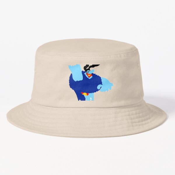 Vista previa del artículo con la obra «Malvado azul minimalista», diseñado y vendido por Bleachie.