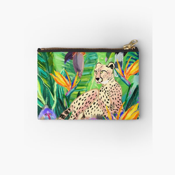 Item preview, Cheetah, two Mandrills and a Hornbill by Orangerinka designed and sold by orangerinka.